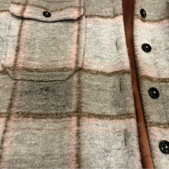 Closed Titania plaid shacket XS - Picture 2 of 5